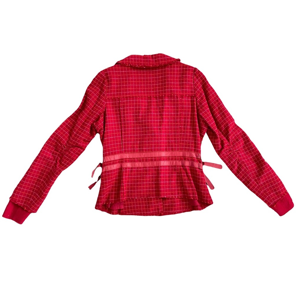 Free People Red Jacket/Blazer - size 10 - Picture 3 of 8